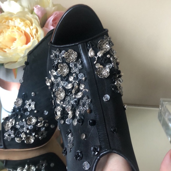 NEW Rupert Sanderson Black Studded Accents Boots - Picture 4 of 16